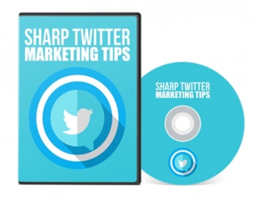 Product picture Sharp Twitter Marketing Tips (Video)